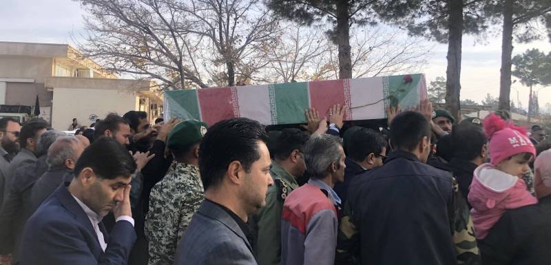 تشییع با شکوه فرزندان روح الله در دیار حاج قاسم