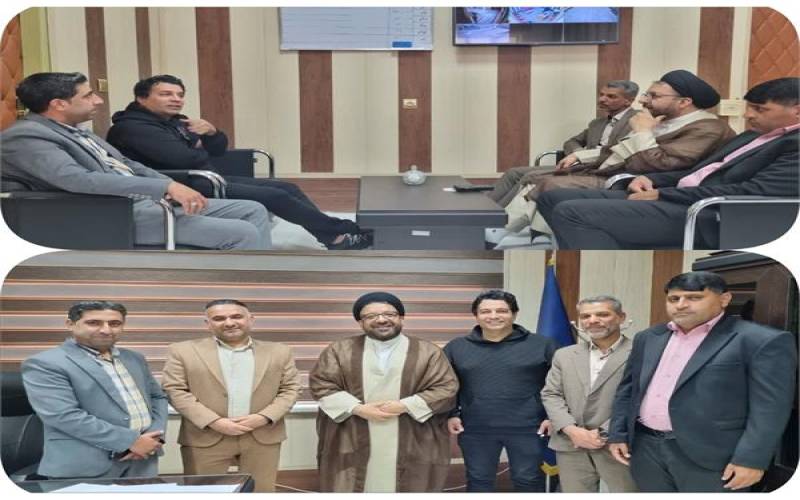 دیدار خواننده کشوری با مدیرکل فرهنگ و ارشاد اسلامی جنوب کرمان