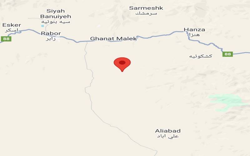 زلزله نسبتا شدید در «رابر» کرمان