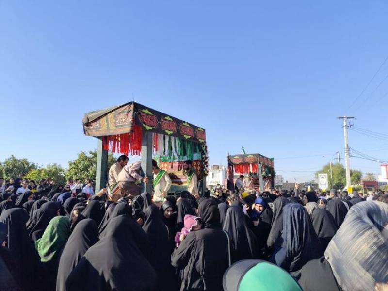 شهر جیرفت معطر به عطر شهدای گمنام شد