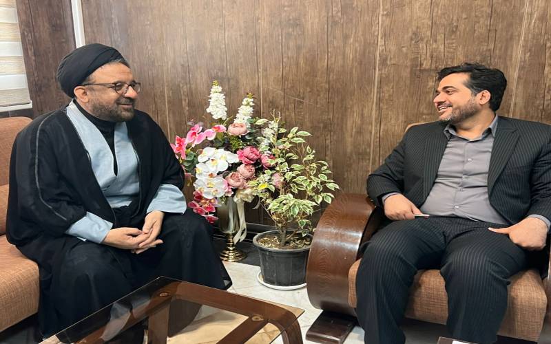 دیدارمدیر کل فرهنگ و ارشاد اسلامی جنوب کرمان با رئیس دادگستری شهرستان جیرفت