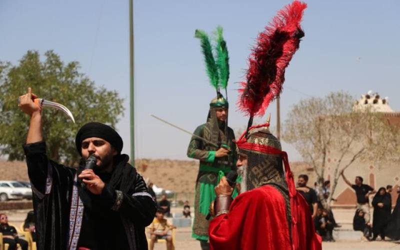 حضور هنرمندان ده‌زیار کرمان در سوگواره ملی تعزیه بوشهر