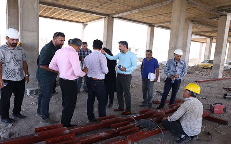 پروژه ساختمان فرهنگ و ارشاد اسلامی جیرفت با نظارت مستمر پیش می‌رود