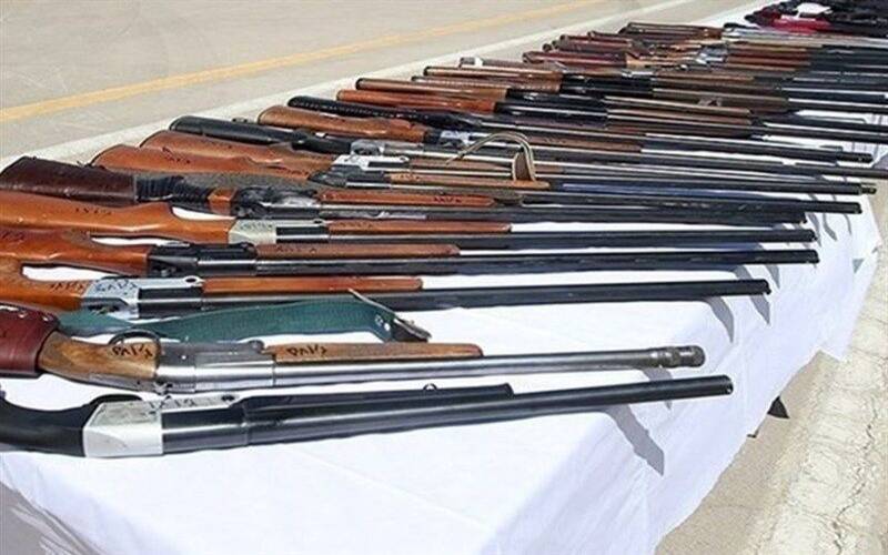 جمع‌آوری سلاح‌های غیرمجاز به شهرستان منوجان رسید